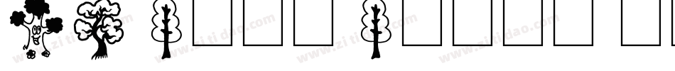 CK Tall Trees 1字体转换